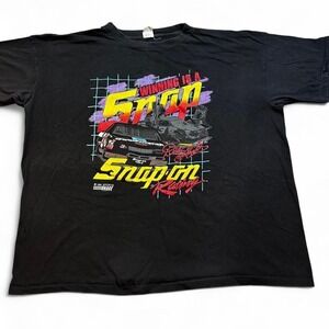 Vintage NASCAR Dale Earnhardt snap-on racing T-shirt size 2XL